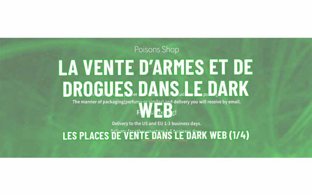 Marketplaces on the Dark Web (1/4)