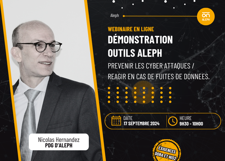 Mise en œuvre d&rsquo;une surveillance Cyber dans le cadre de NIS2 et DORA, Démonstration Aleph Alert